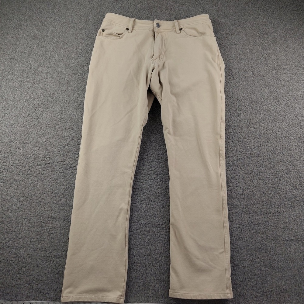 Swet Tailor Pants Mens 30x29 Chino Khaki Stretch Cotton EUC